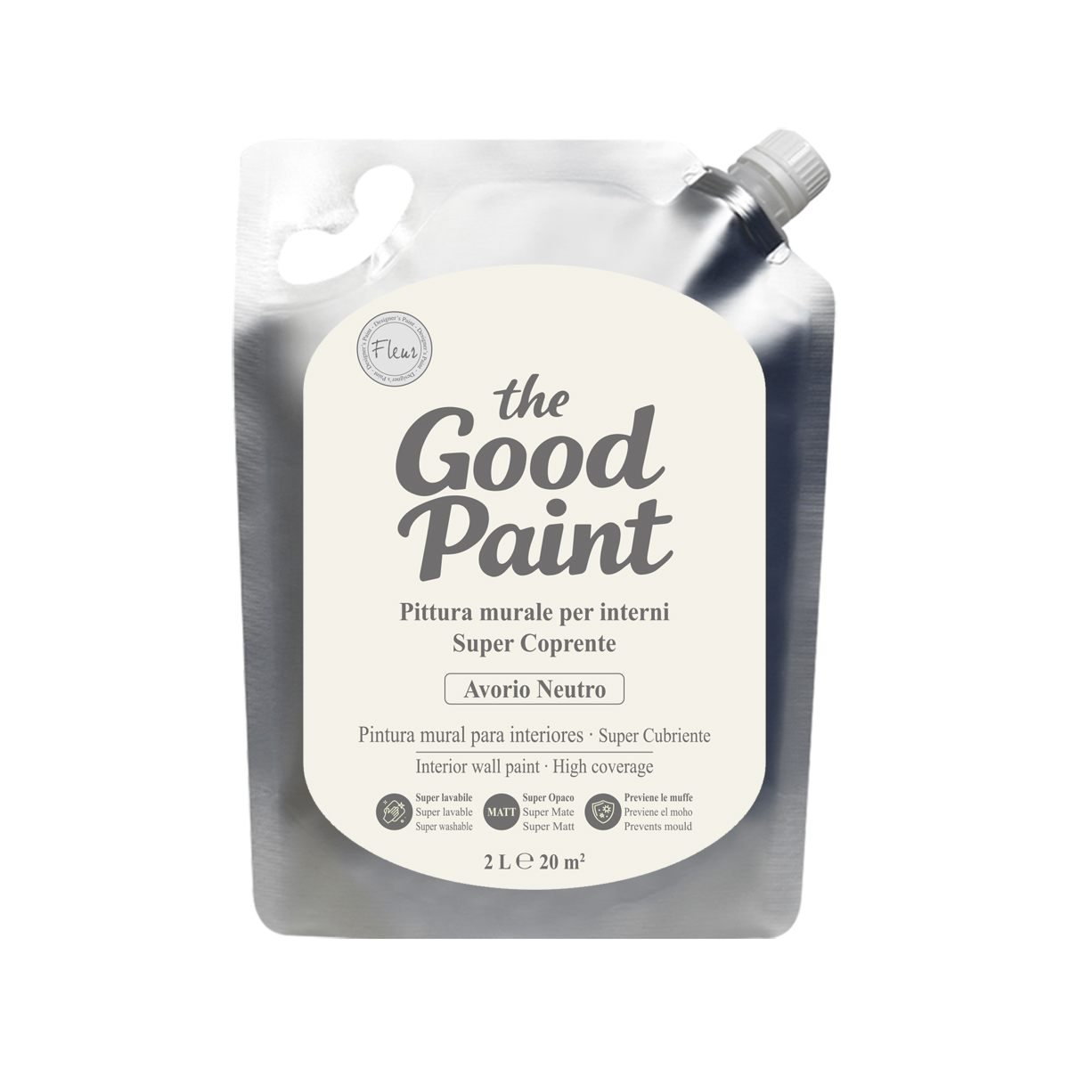 fleur-the-good-paint-avorio-neutro-wandfarbe-2-l-matt image 2