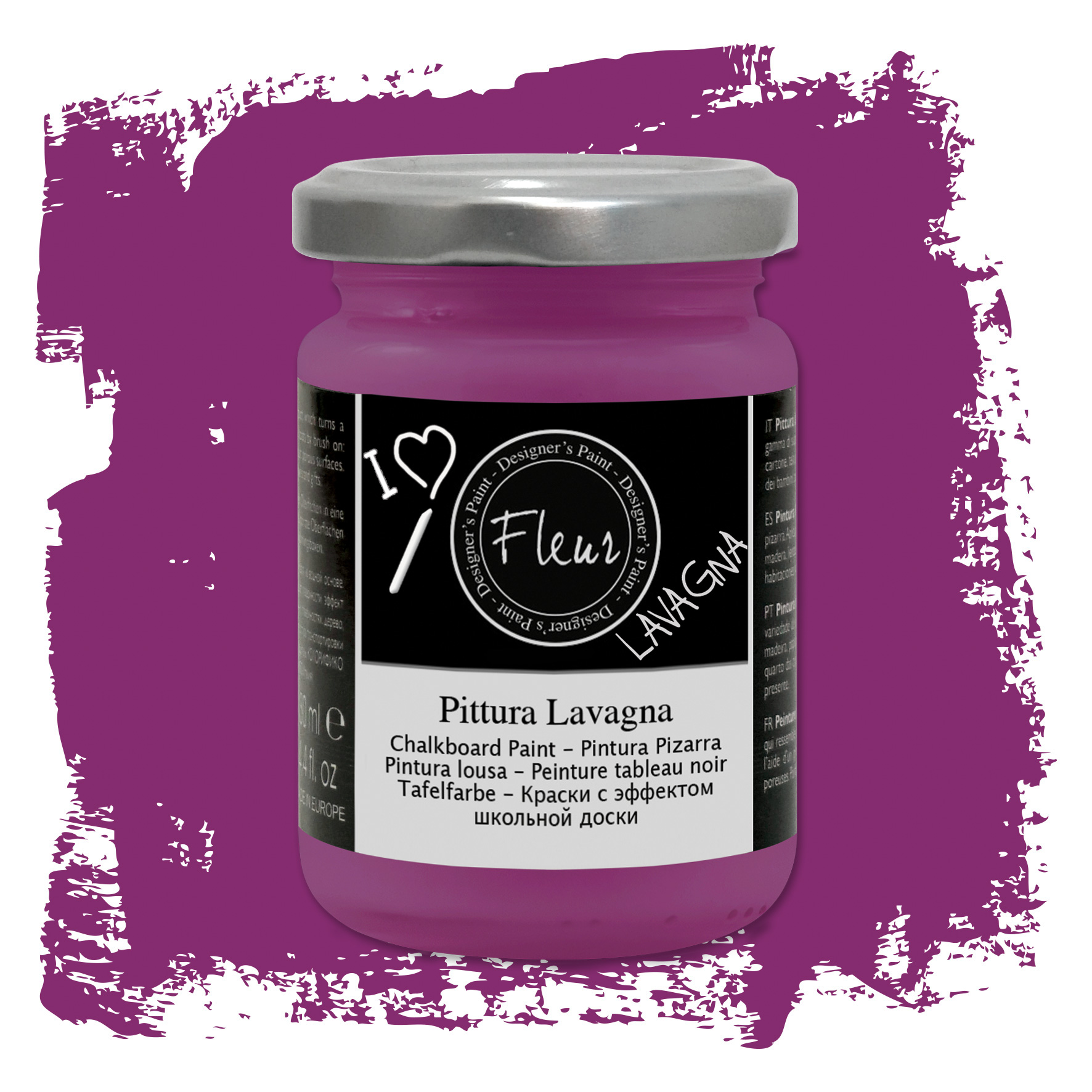 fleur-chalkboard-paint-crazy-horse-tafelfarbe-braun image 2