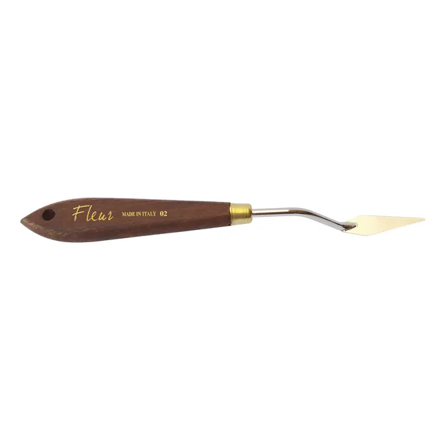 fleur-accessories-n-02-malspachtel-stahl-19-5-cm-holzgriff image 1