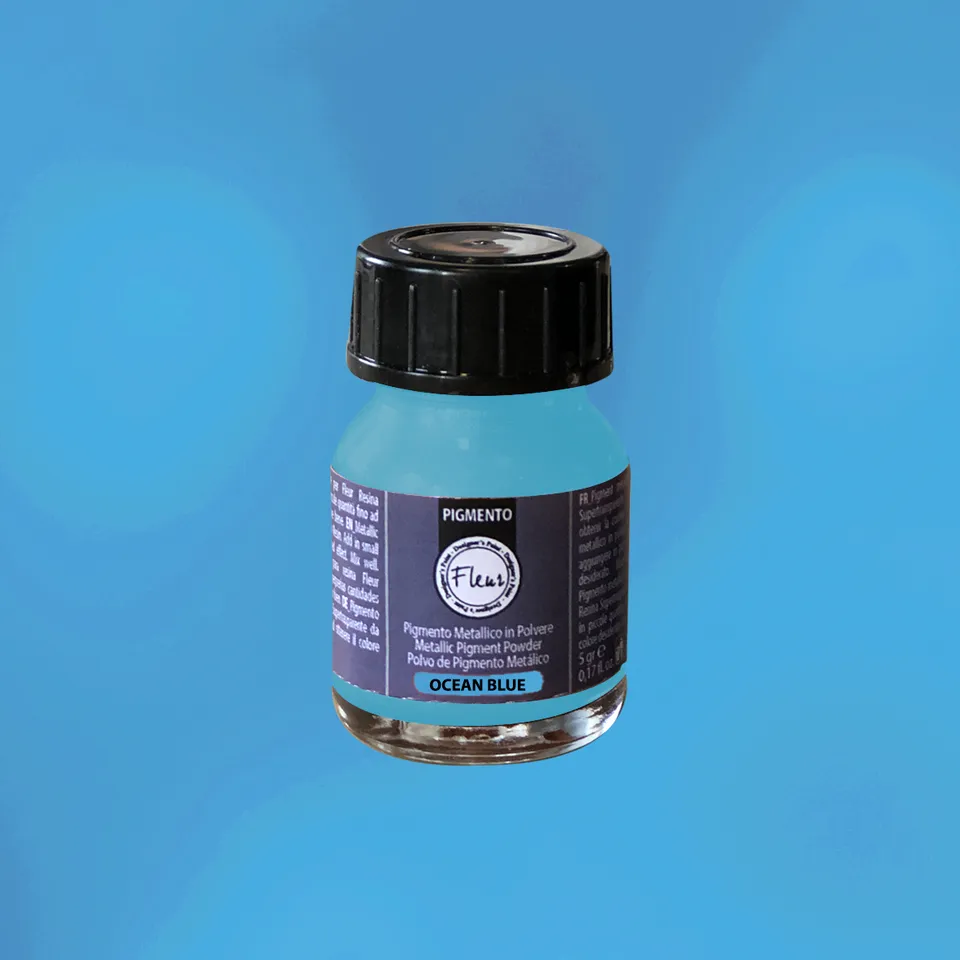 fleur-super-clear-resin-ocean-blue-pigment-5-g-metallic image 1