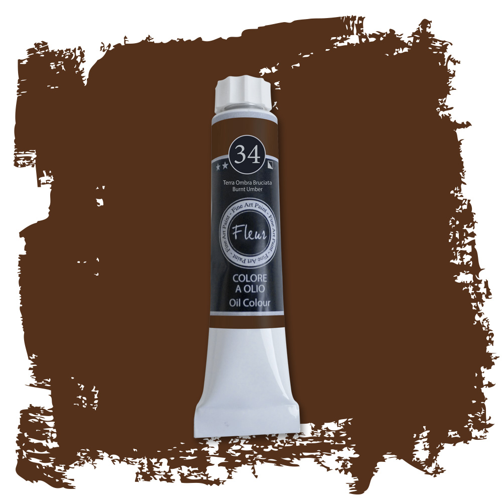 fleur-oil-colours-lfarbe-terra-ombra-bruciata-umbra-deckend image 2