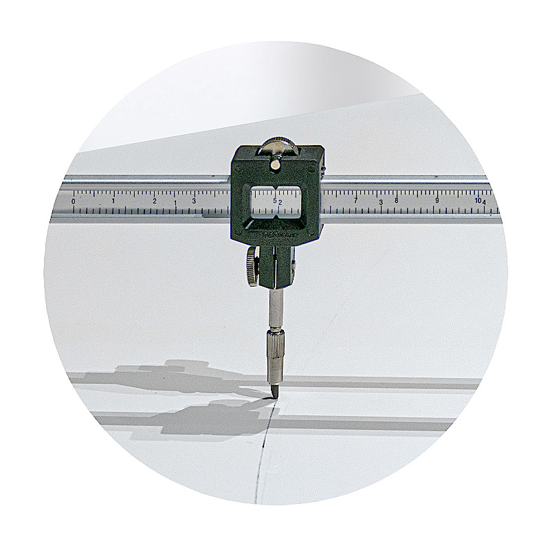 ecobra-pr-zisions-kreisschneider-stangenzirkel-aluminium-set image 6