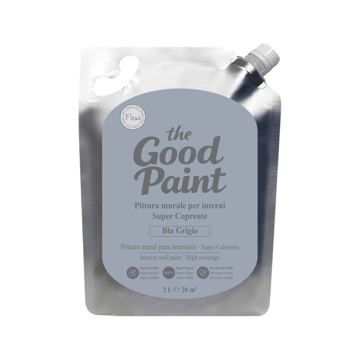 fleur-the-good-paint-blu-grigio-wandfarbe-matt-2-liter image 2