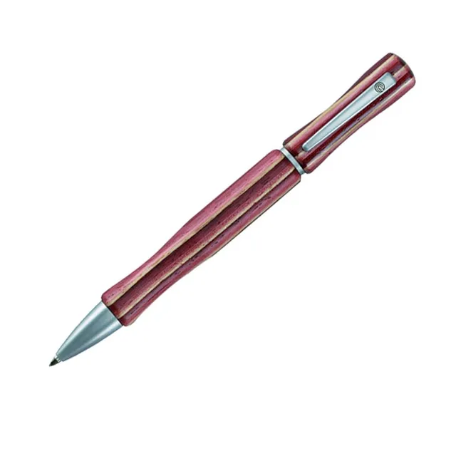 ecobra-woodline-victoria-kugelschreiber-rot-braun-im-etui image 1