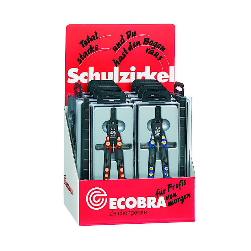 ecobra-new-master-2-schnellverstell-zirkel-smileys-10er-display image 1
