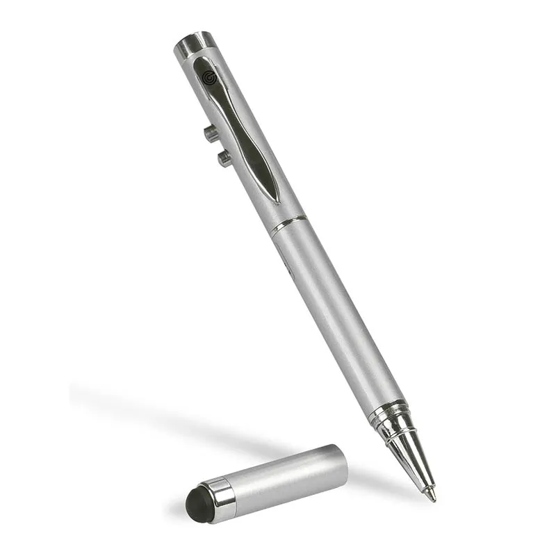 ecobra-4-in-1-laserpointer-mit-touch-pen-und-kugelschreiber-silber image 1