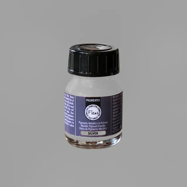 fleur-resin-pigment-silber-metallic-5-g-pulver image 1