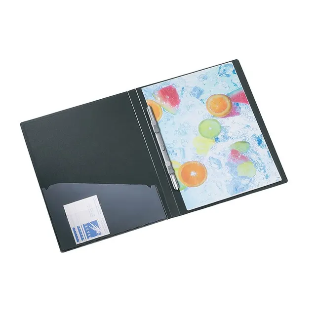 ecobra-heftmappe-a4-klemmmappe-100-blatt-schwarz image 1