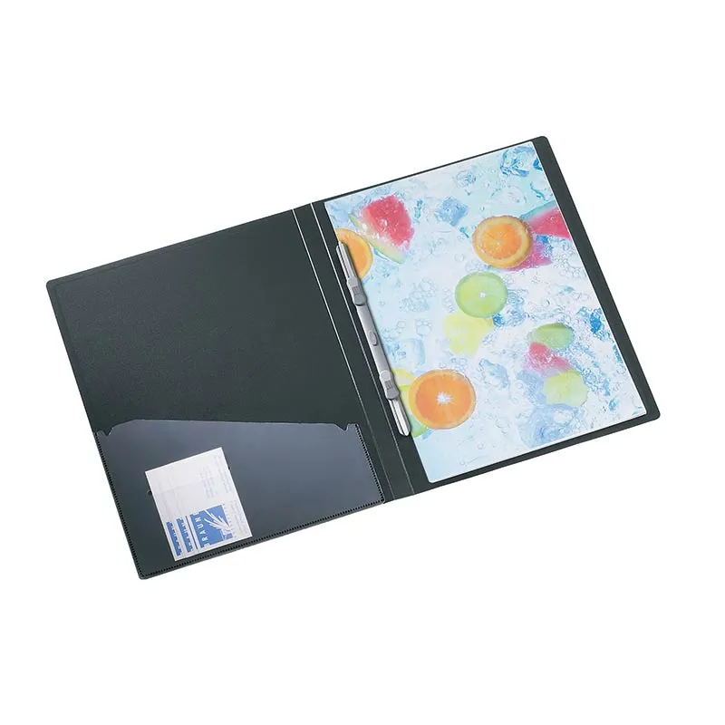 ecobra-heftmappe-a4-klemmmappe-100-blatt-schwarz image 1