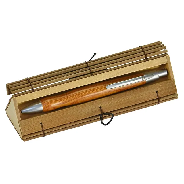 ecobra-09-schreibger-te-bambus-etui-dreieckig-1-stift-holzbox image 1