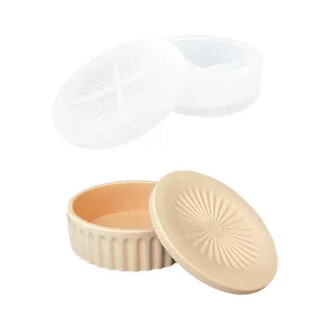 jesmonite-molds-silikonform-runde-stapelbare-vorratsdose-mit-gemustertem-deckel- image 1