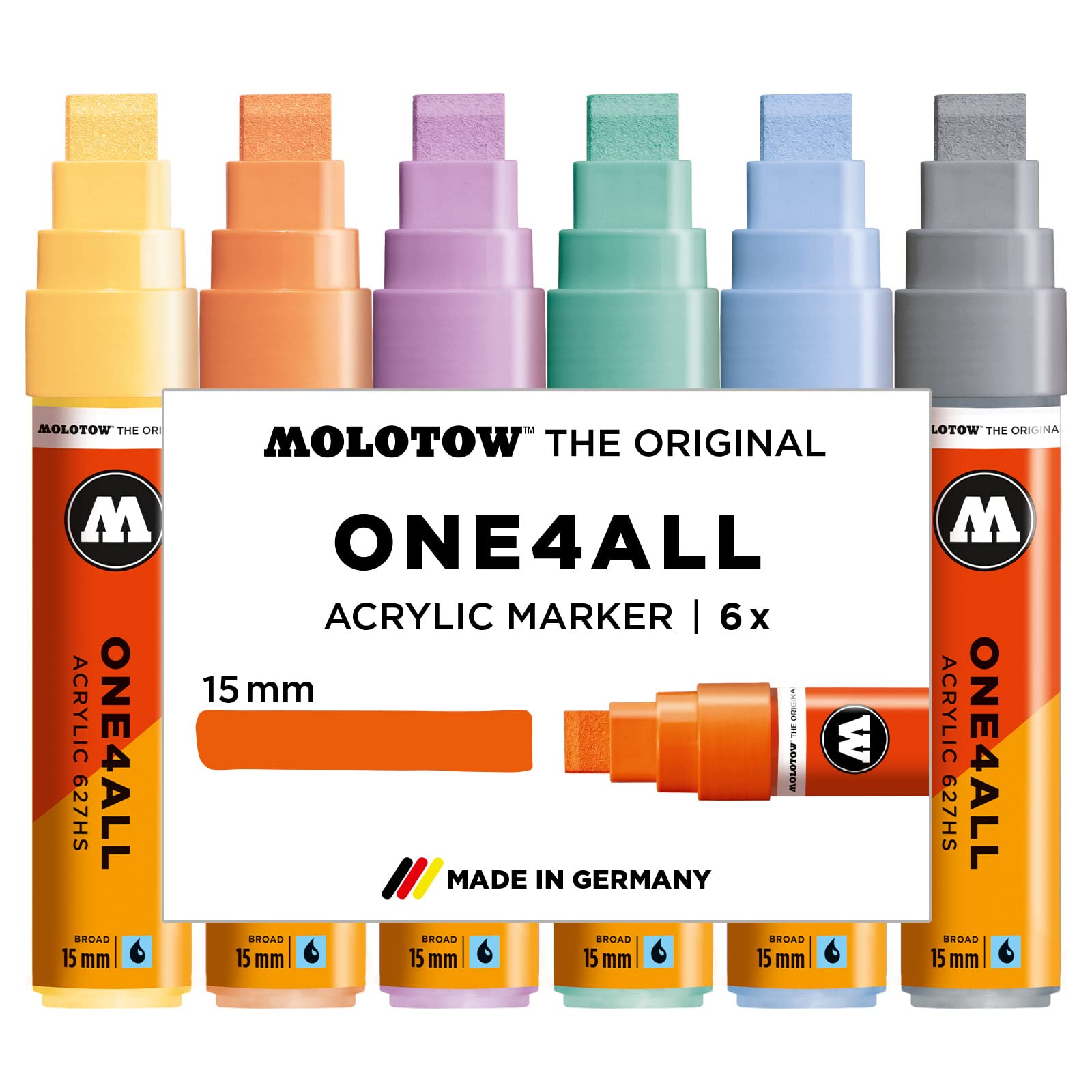 molotow-one4all-627hs-acrylmarker-pastell-set-15-mm-6-st-ck image 1