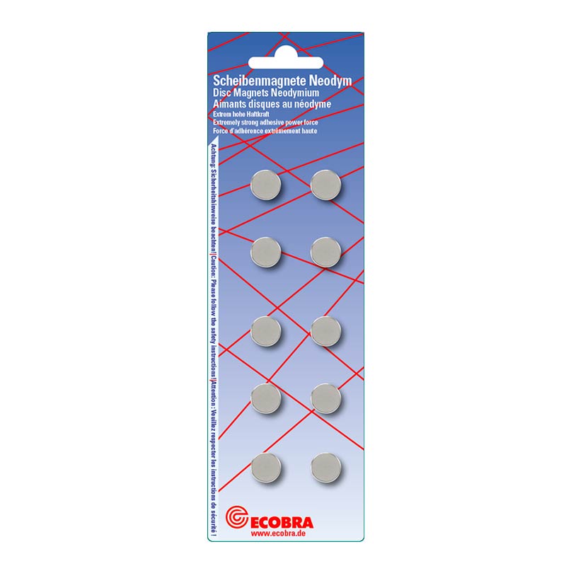 ecobra-scheibenmagnete-neodym-blister-starke-haftkraft image 2