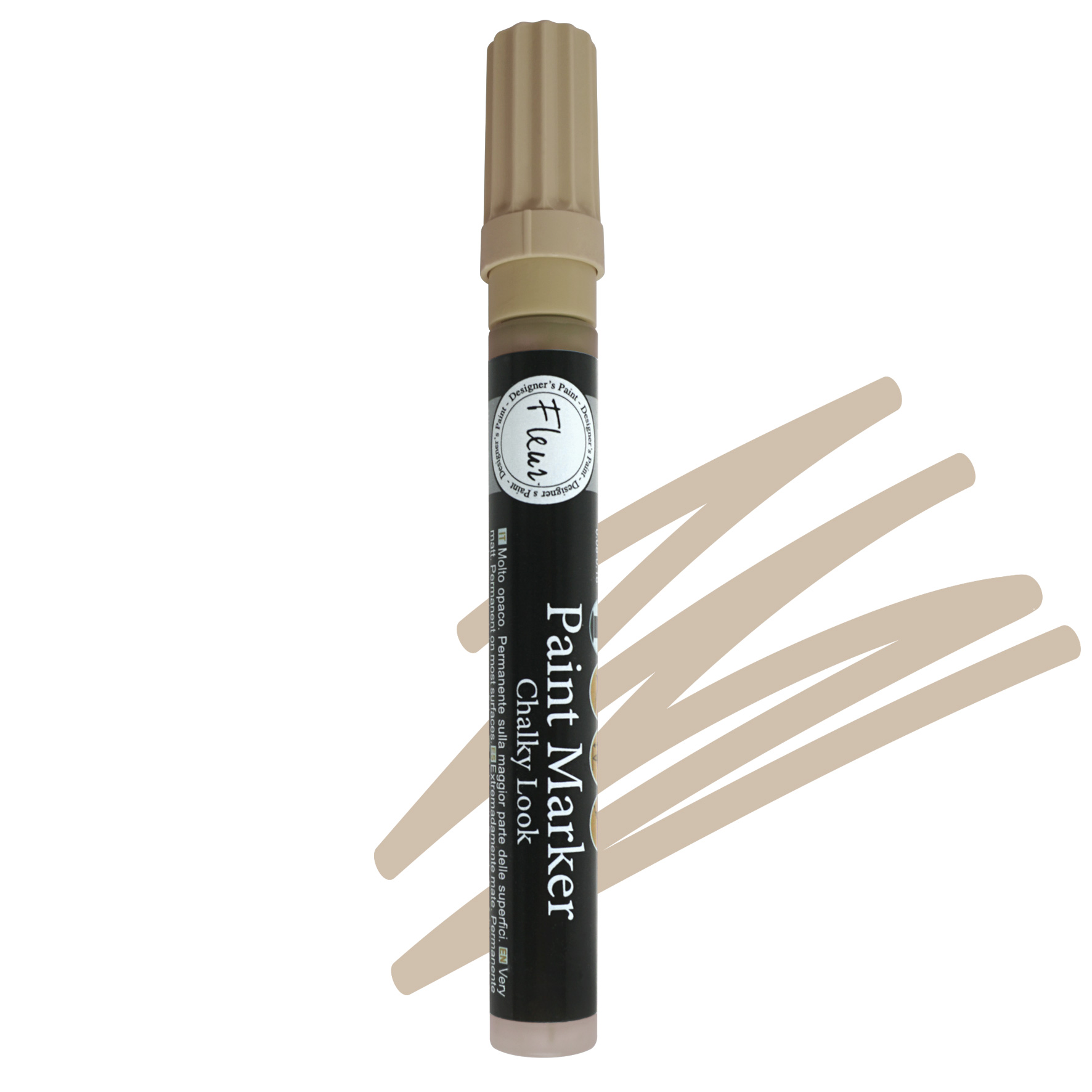 fleur-paint-markers-james-taupe-lackmarker-graubeige-deckend image 2