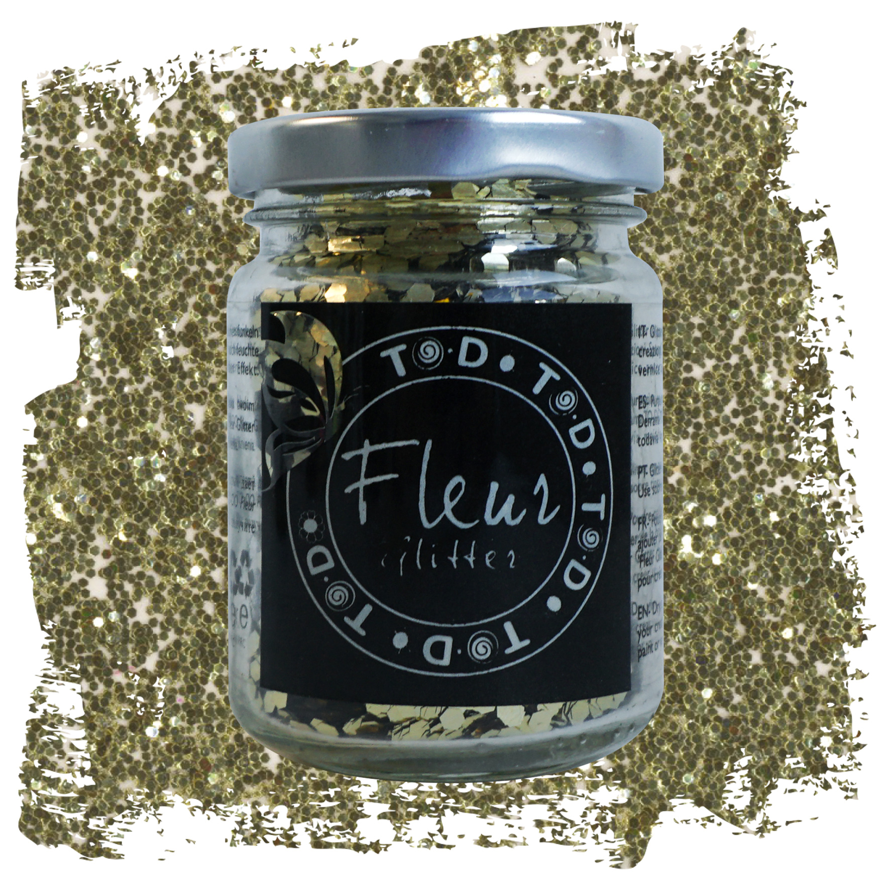 fleur-powder-glitter-glitterpulver-ottogonali-gold-fein image 2