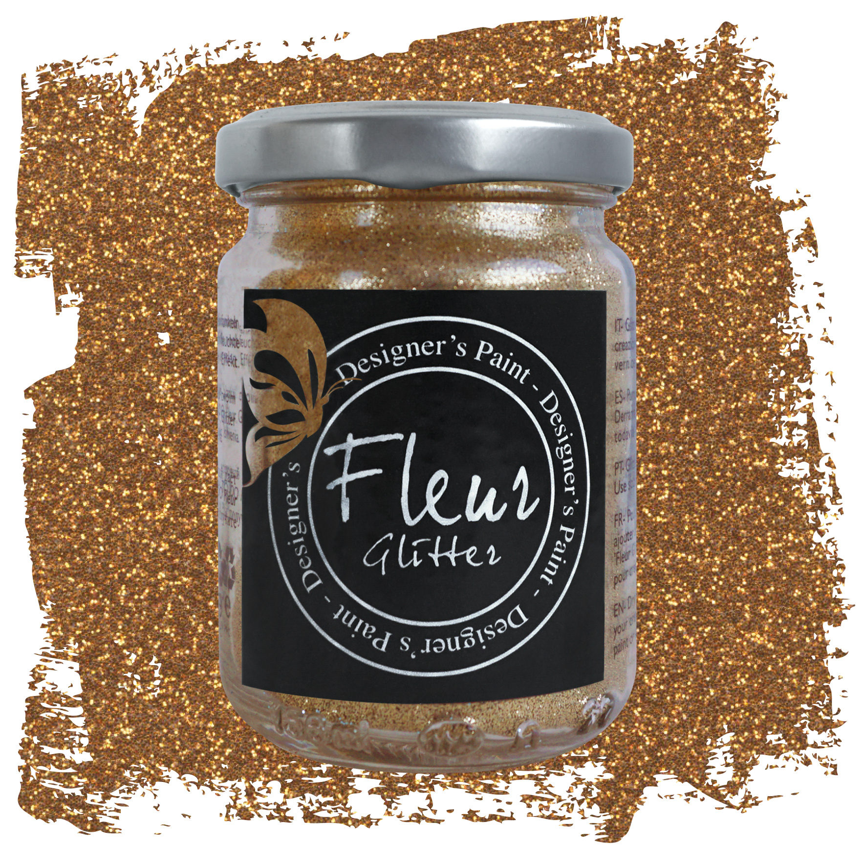 fleur-powder-glitter-antique-gold-glitzerpulver-gold image 2