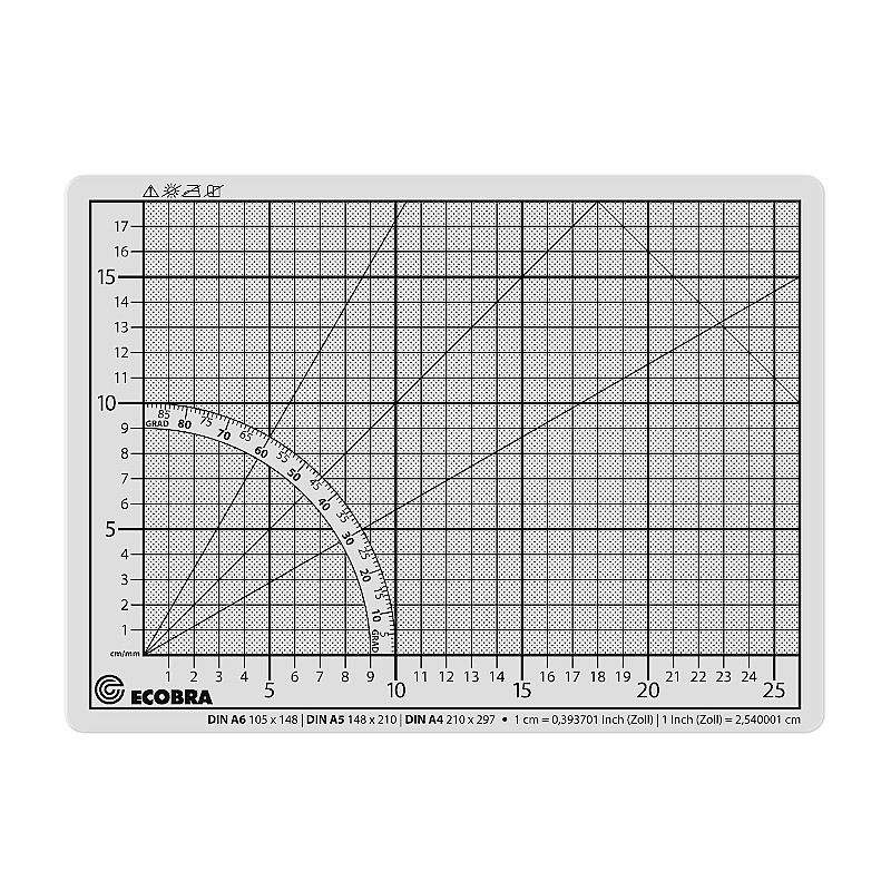 ecobra-cutting-mat-transparent-45x30-cm-selbstheilend image 1