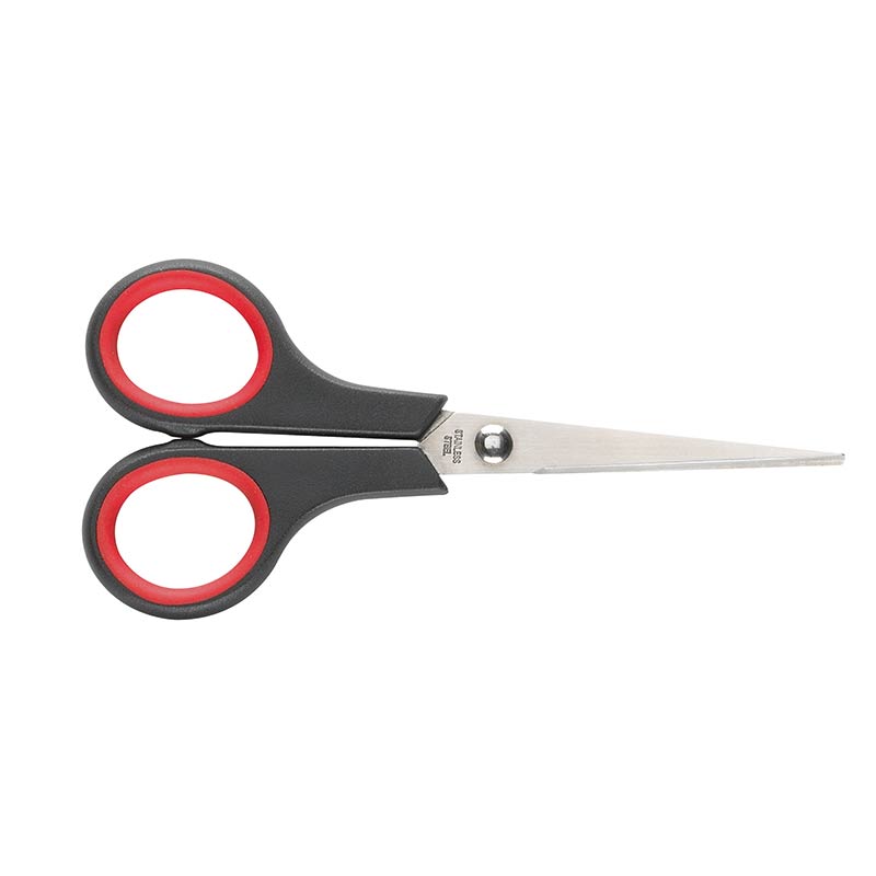 ecobra-universal-schere-spitz-14-cm-schere-schwarz-rot image 1