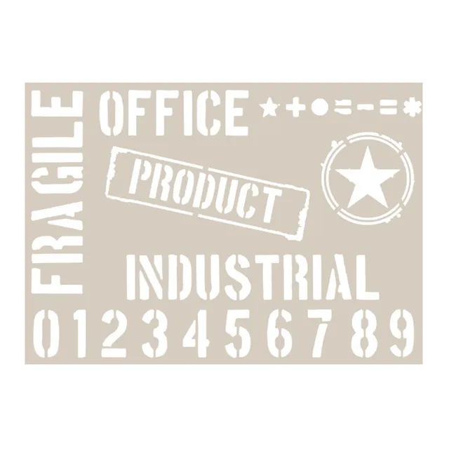 fleur-retro-style-industrial-deko-transfer-a4-vintage image 1