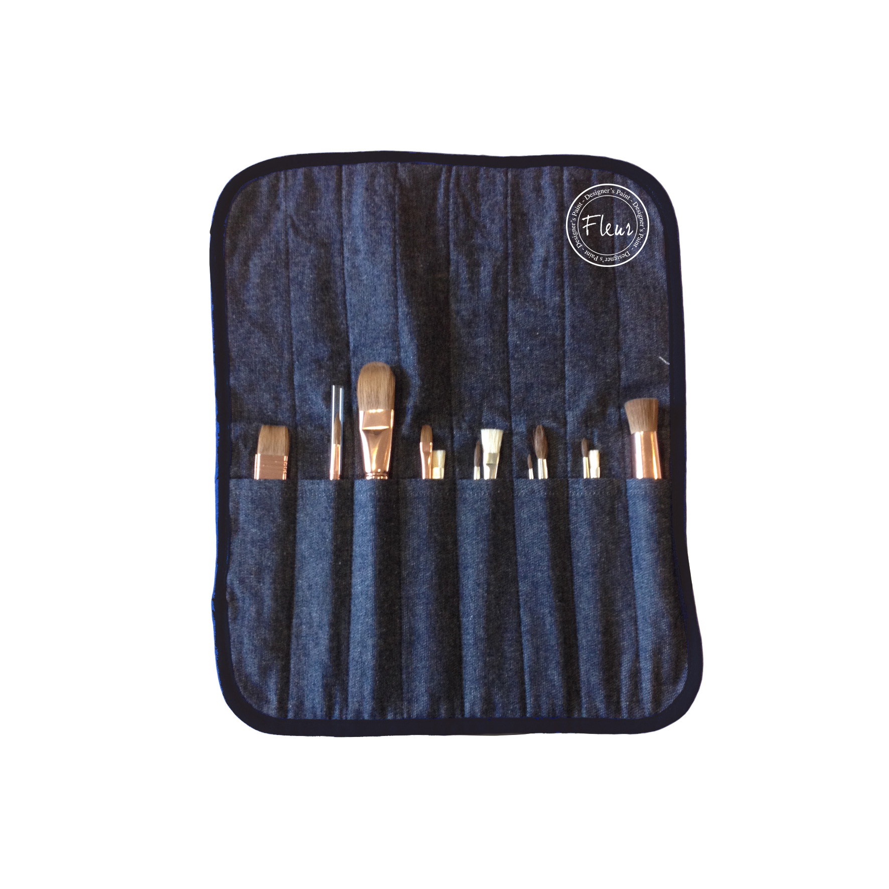 fleur-porta-pennelli-pinselrolle-jeans-40x33-cm-waschbar image 1
