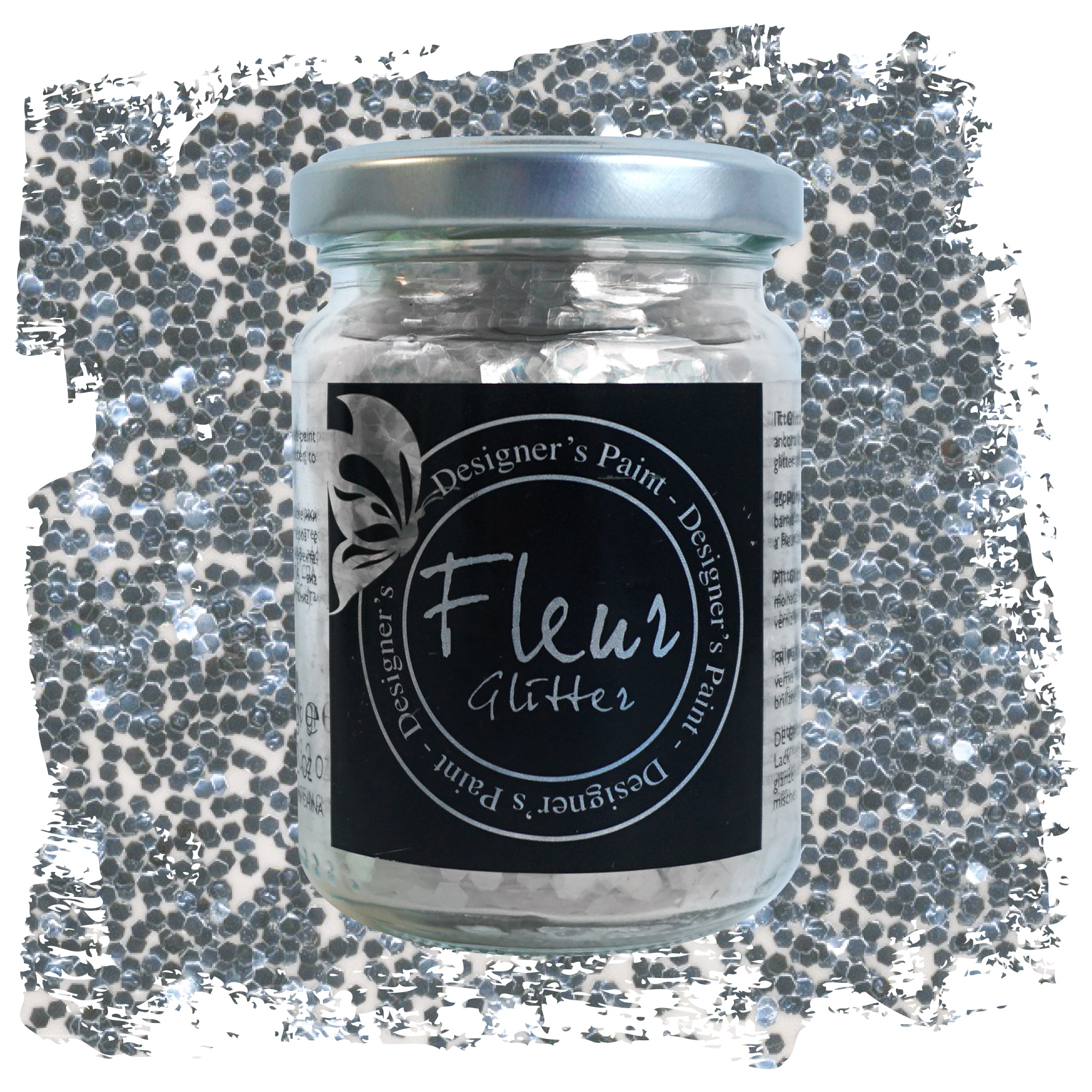 fleur-powder-glitter-ottogonali-silver-glitzerpulver-silber-fein image 2