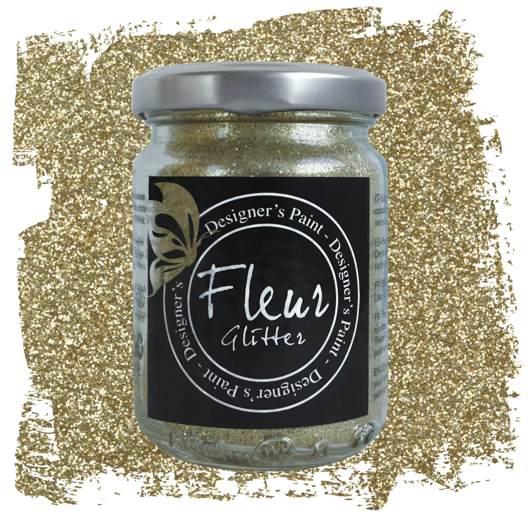 fleur-powder-glitter-glitzerpulver-gold-fein-3d-effekt image 2