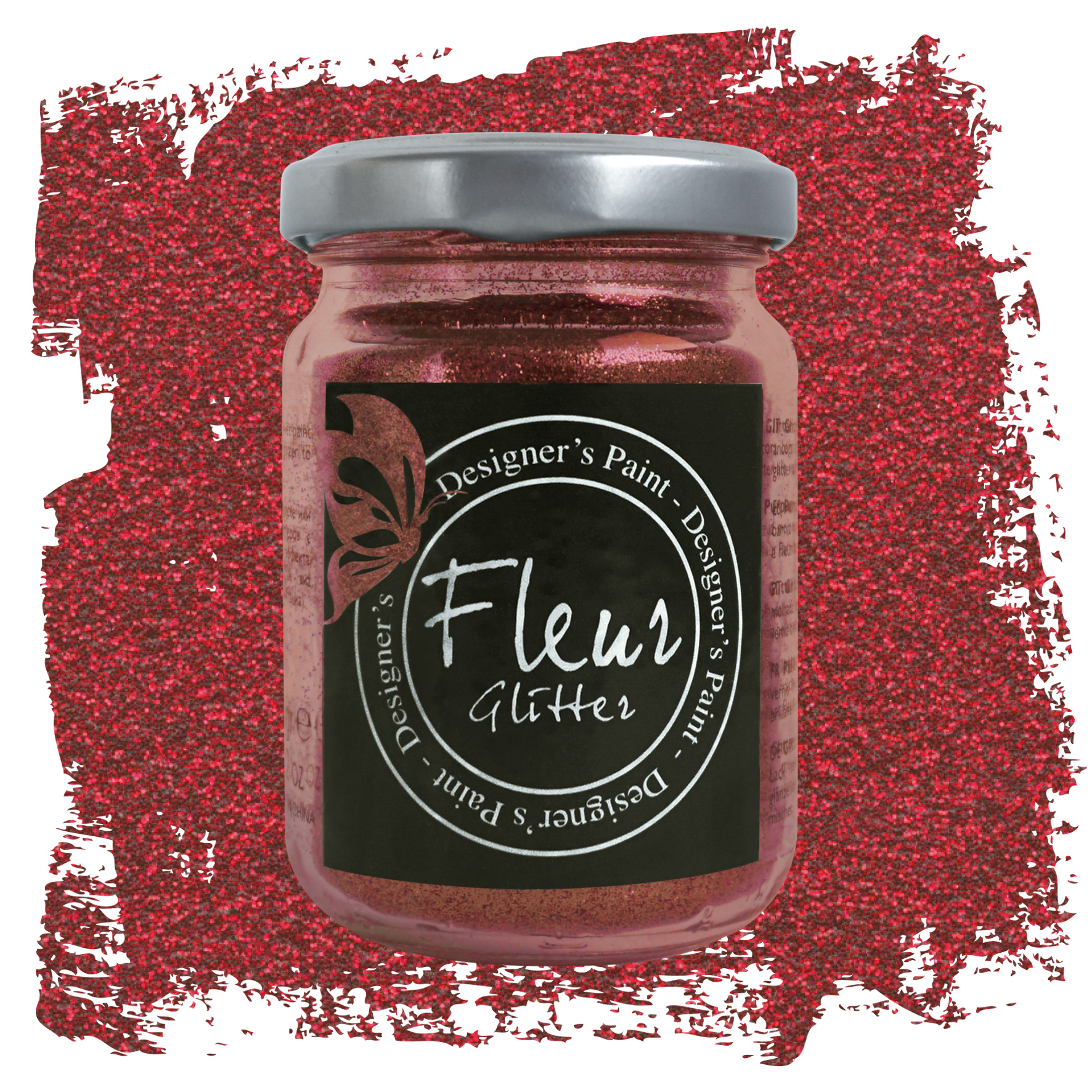 fleur-powder-glitter-cherry-red-glitzerpulver-fein image 2