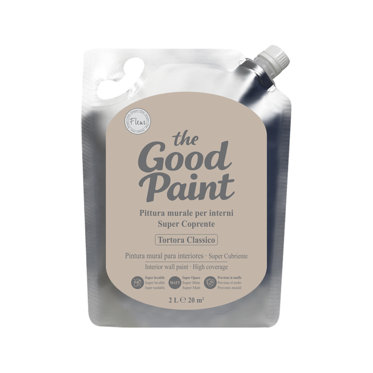 fleur-the-good-paint-tortora-classico-wandfarbe-2-l-matt image 2