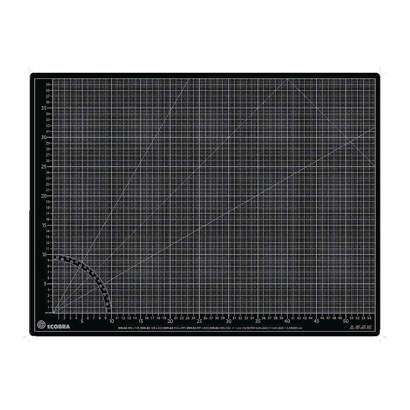 ecobra-profi-cutting-mat-schneidematte-60x45-gr-n-selbstheilend image 7