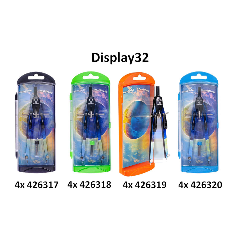 ecobra-duo-tec-world-schnellverstell-zirkel-display-8-tlg image 2