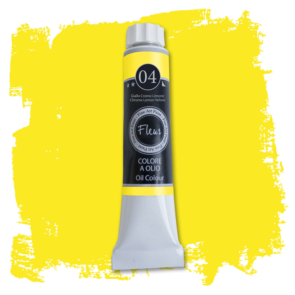 fleur-oil-colours-lfarbe-giallo-cromo-limone-zitronengelb image 3