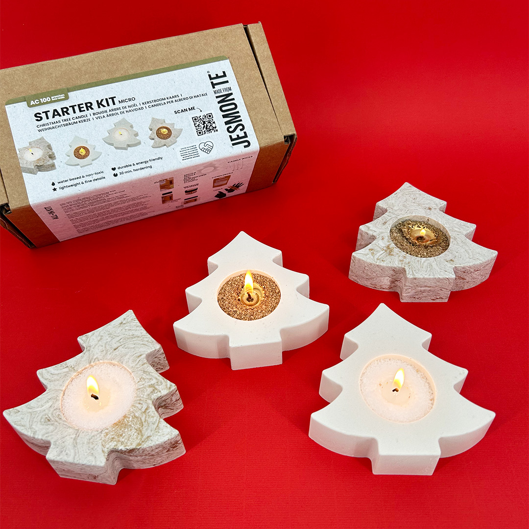 jesmonite-kits-ac100-micro-kit-gie-set-tannenbaum-kerze-weihnachten image 2