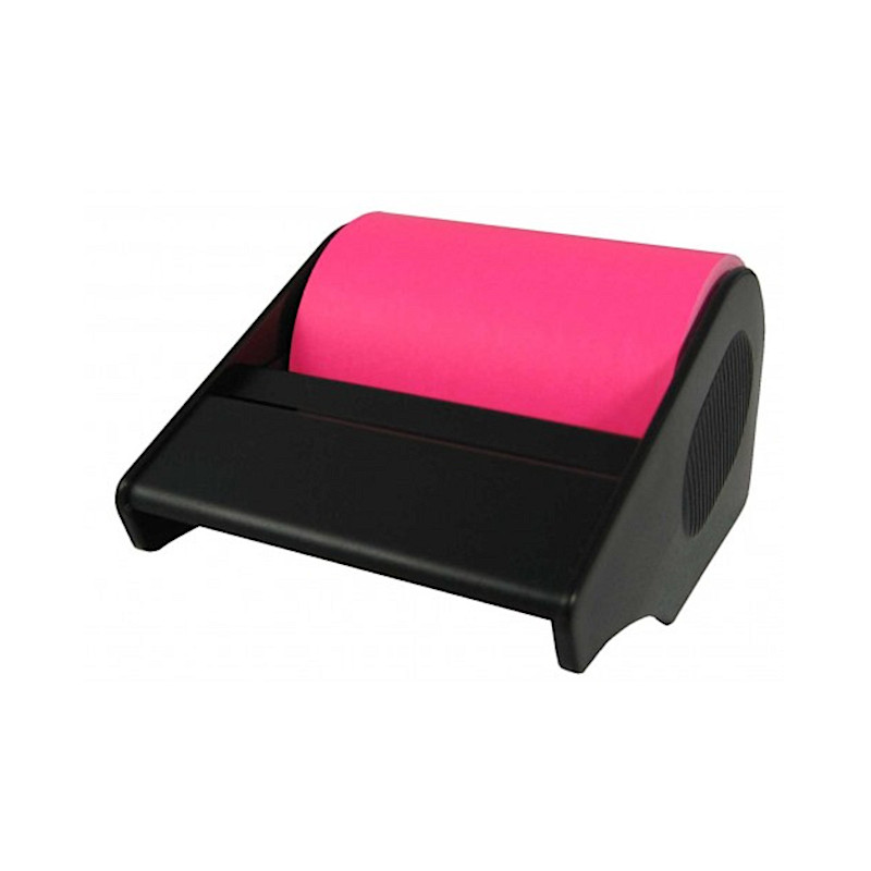 ecobra-creatape-neon-haftnotizrolle-60mm-x-12m-abroller-schwarz-pink image 2