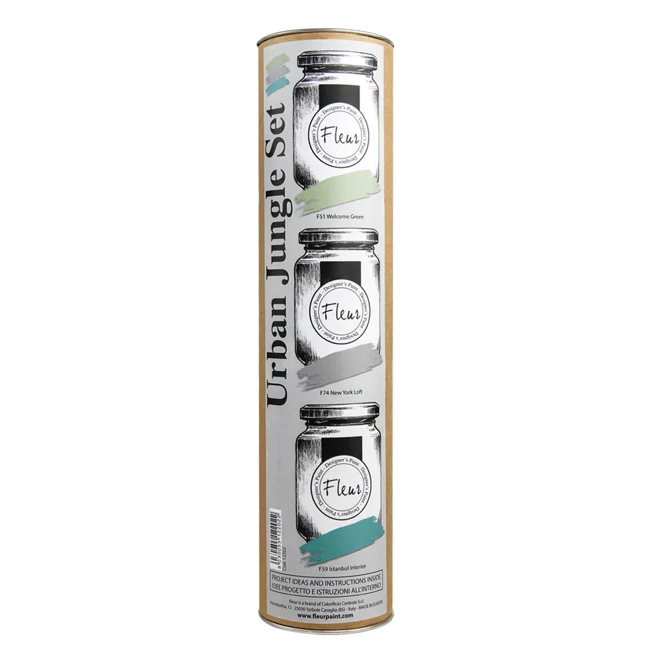 fleur-kit-urban-jungle-farbset-3x130ml-chalky-look-gr-n image 1