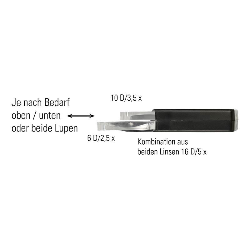 ecobra-comby-schiebelupe-2-5x-3-5x-5x-taschenlupe-40x30-mm image 2