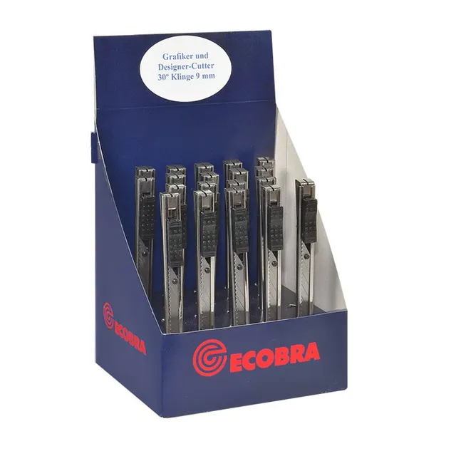 ecobra-grafiker-cutter-9-mm-metall-30-display-20-st-ck-770390 image 1