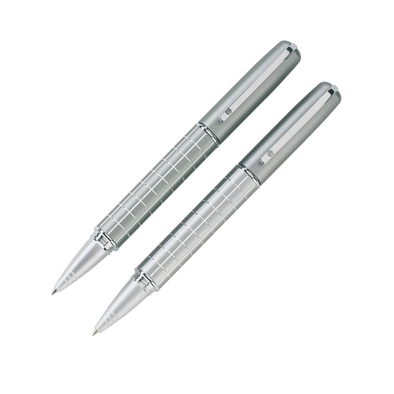 ecobra-cityline-milano-753400-kugelschreiber-metall-matt-silbergrau-etui image 1