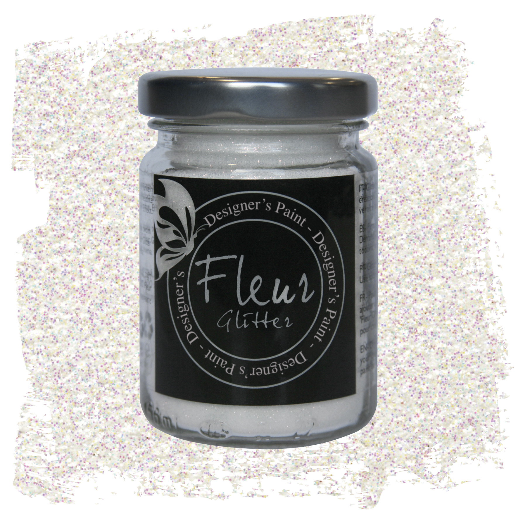 fleur-powder-glitter-white-rainbow-glitzerpulver-wei image 2