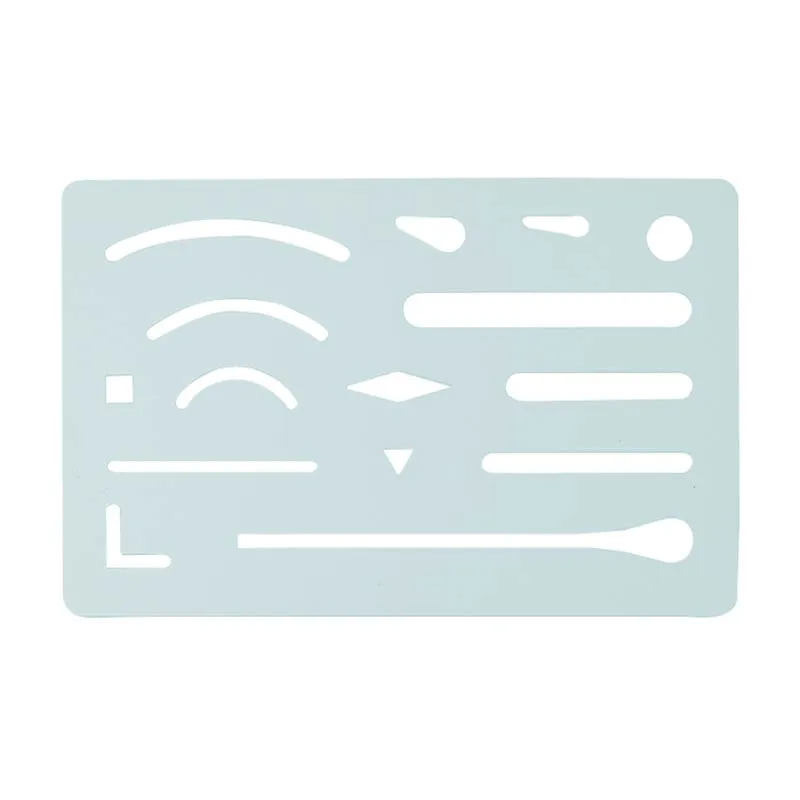 ecobra-radierschablone-federstahl-60x93mm-15-ausschnitte image 1