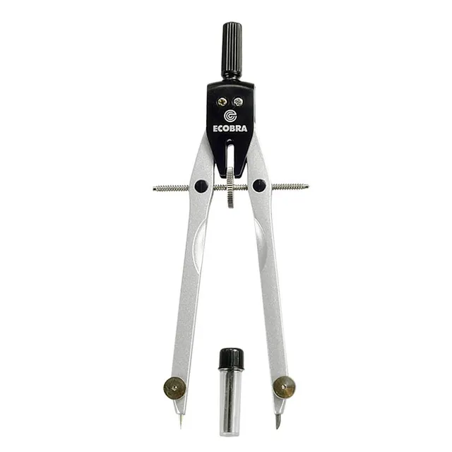 ecobra-01-zirkel-geometrie-zirkel-duo-tec-375403-170-mm-silber-zink-druckguss image 1