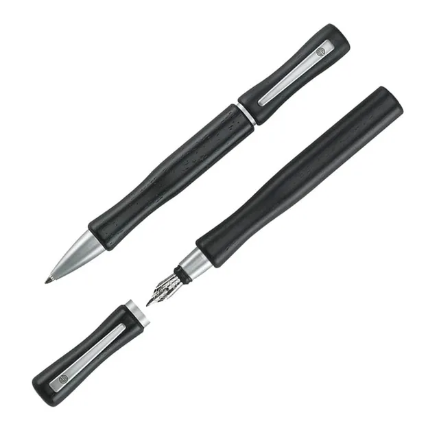 ecobra-woodline-victoria-kugelschreiber-schwarz-bambus-etui image 1