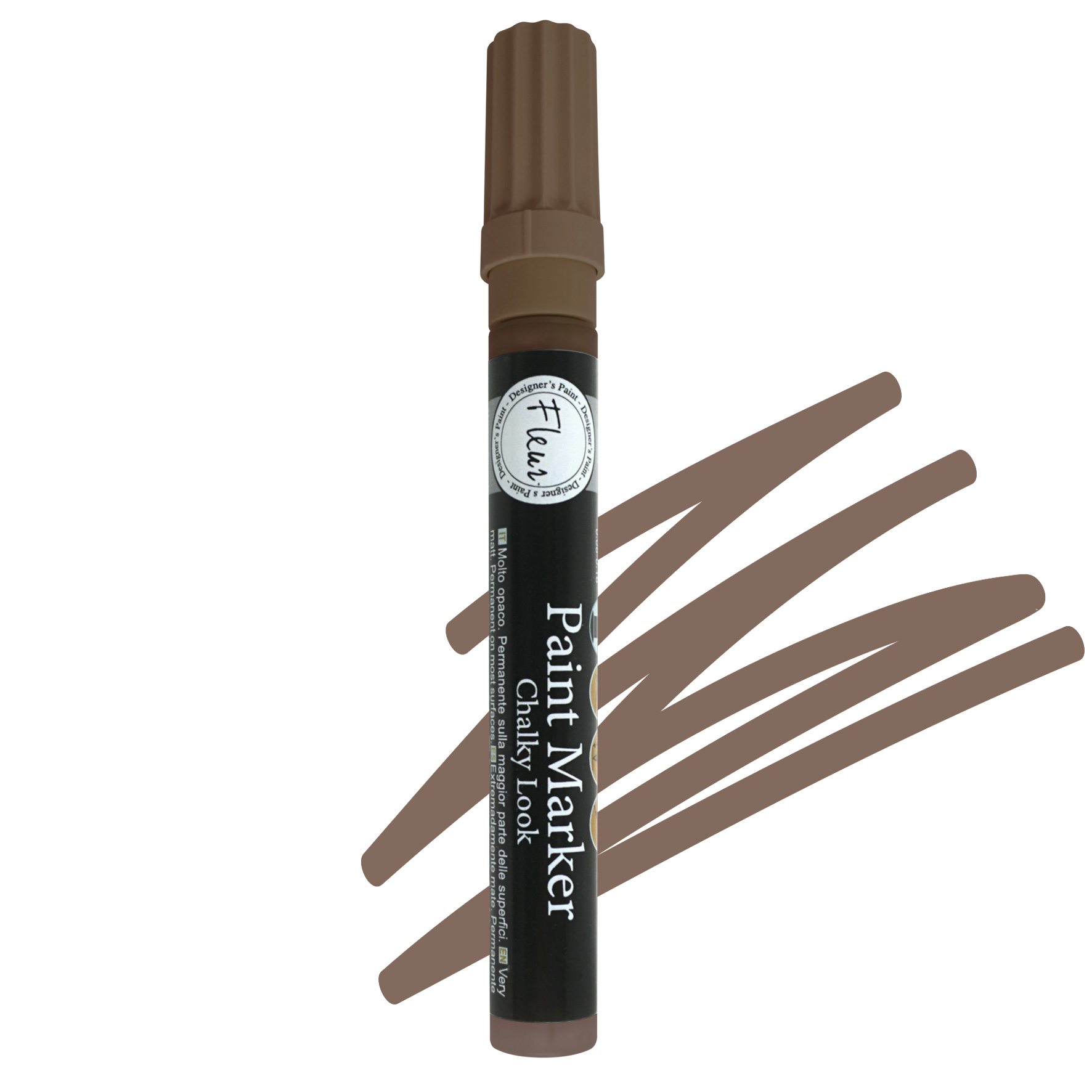 fleur-paint-markers-chocolate-wish-lackmarker-braun-matt image 2