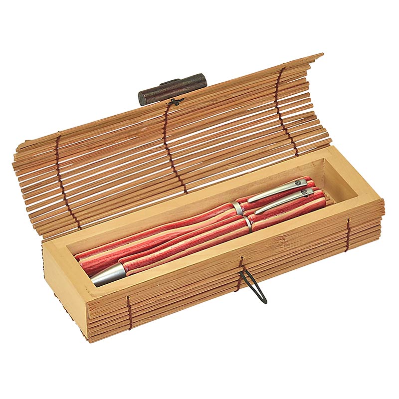 ecobra-woodline-victoria-kugelschreiber-schwarz-bambus-etui image 5