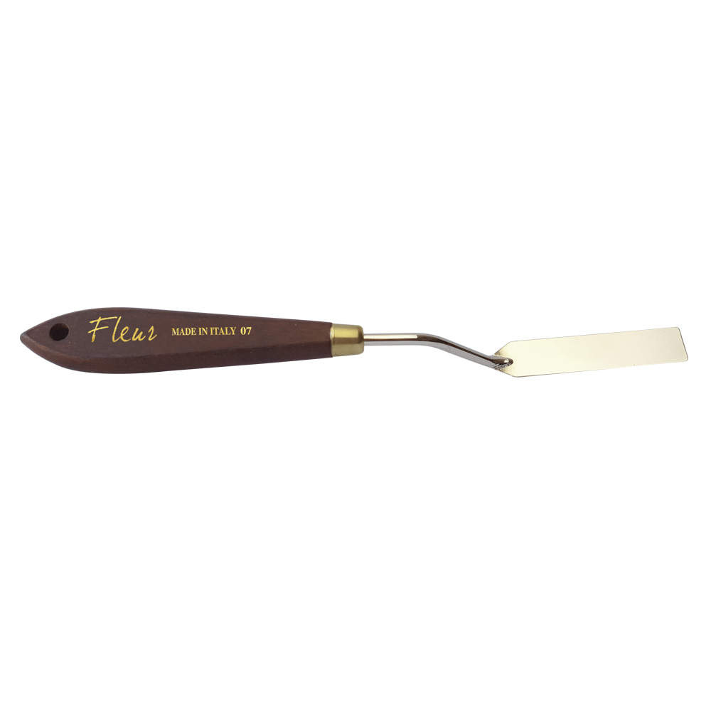 fleur-accessories-n-07-malspachtel-stahl-21-5-cm-holzgriff image 1