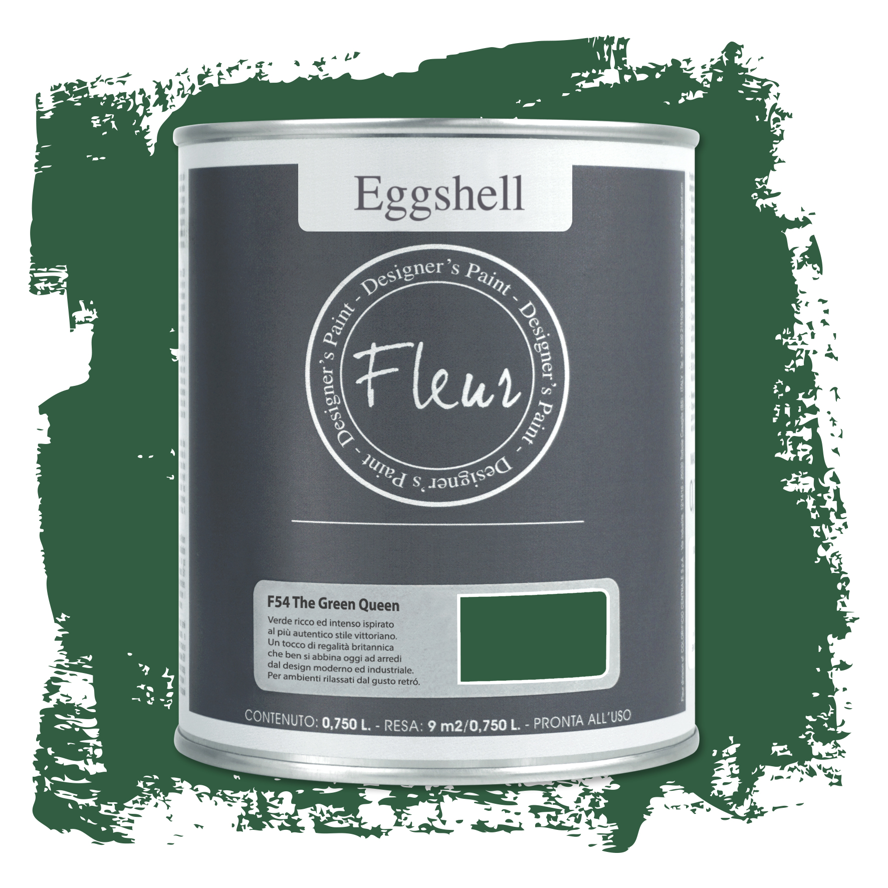 fleur-eggshell-the-green-queen-m-bellack-dunkelgr-n-seidenmatt image 2