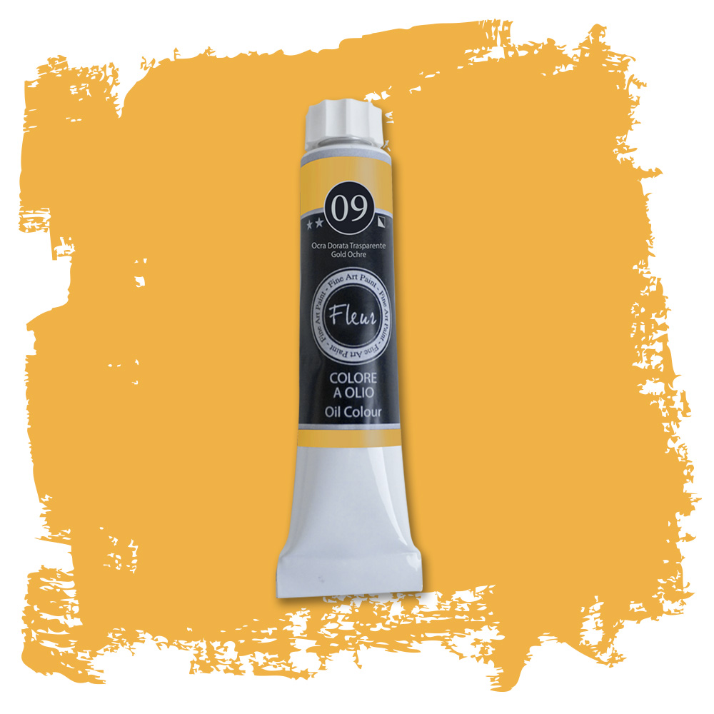 fleur-oil-colours-ocra-dorata-lfarbe-goldocker-lasierend image 2