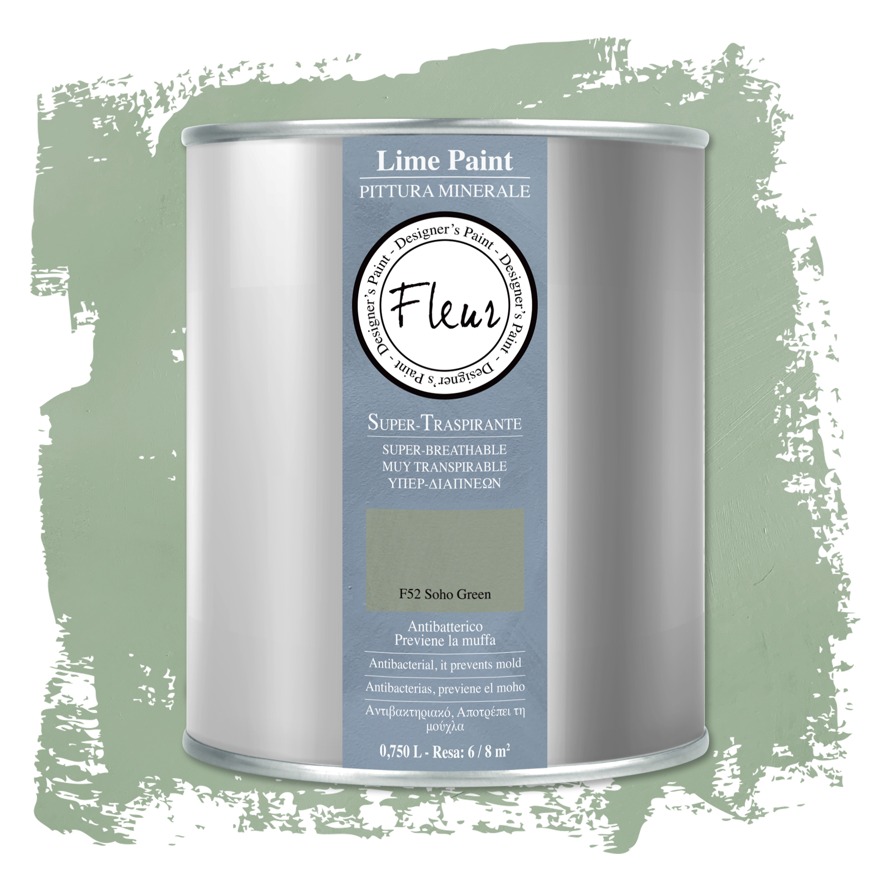 fleur-soho-green-kalkfarbe-graugr-n-matt image 4