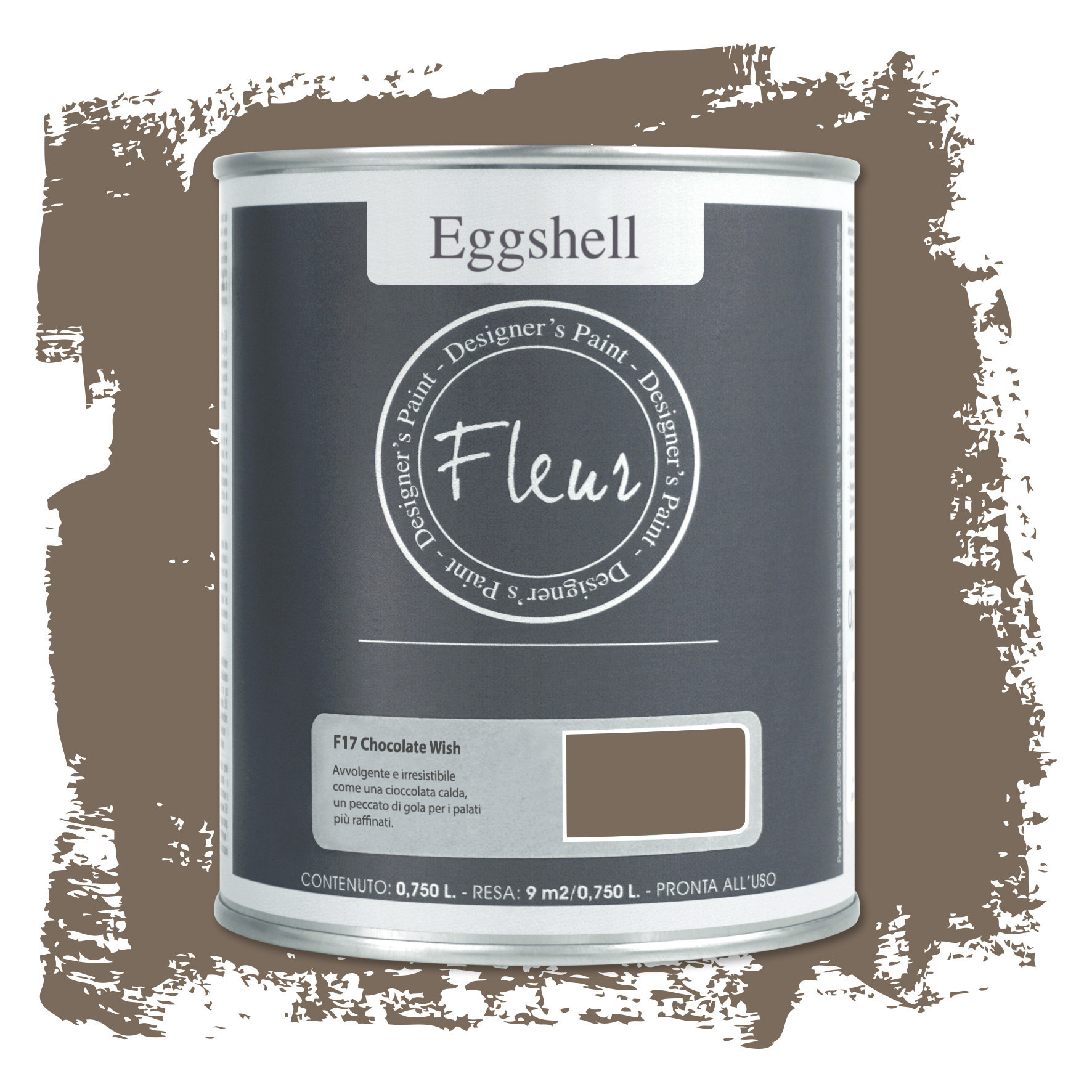 fleur-eggshell-chocolate-wish-lack-braun-schokobraun image 2