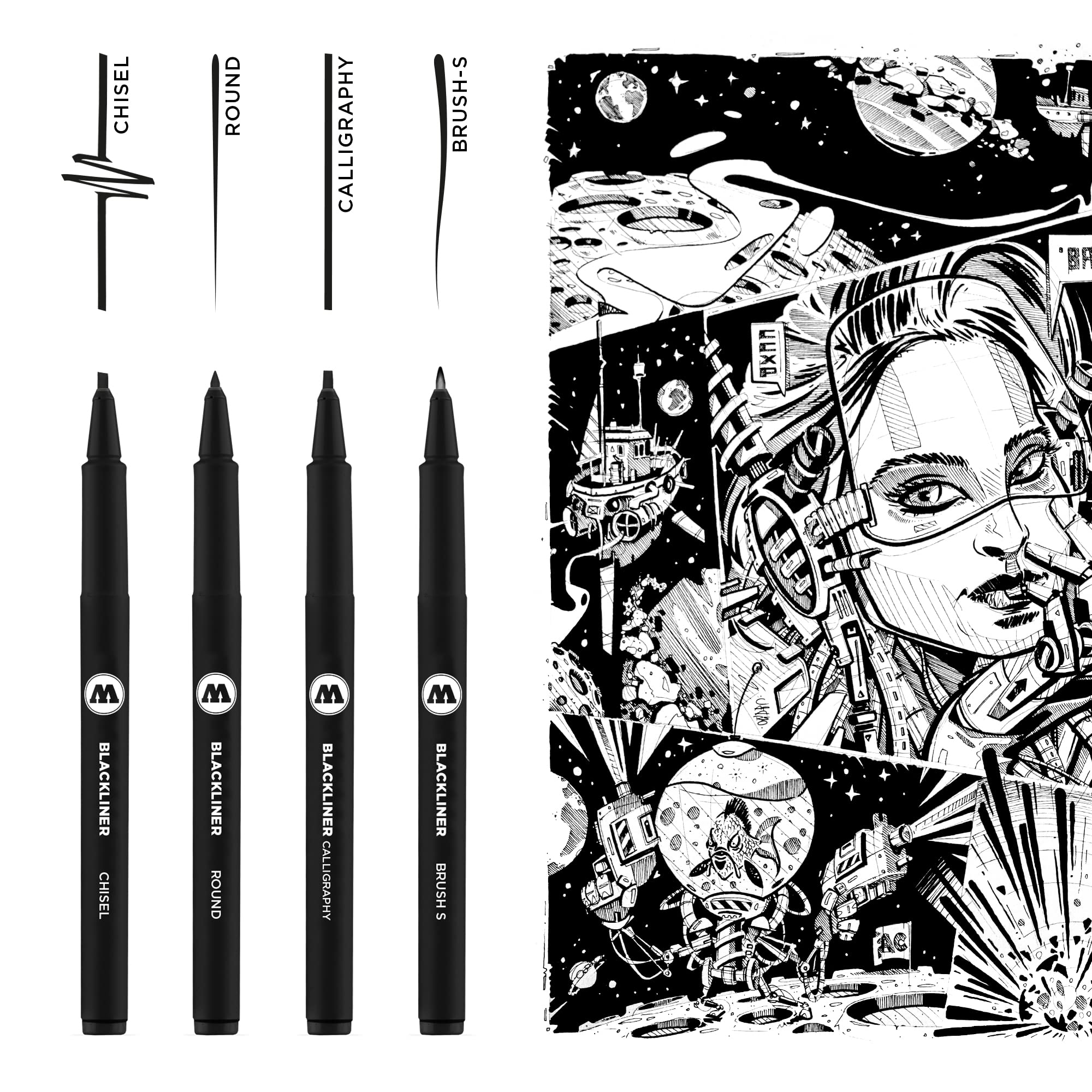 molotow-blackliner-complete-set-fineliner-11-st-schwarz image 7