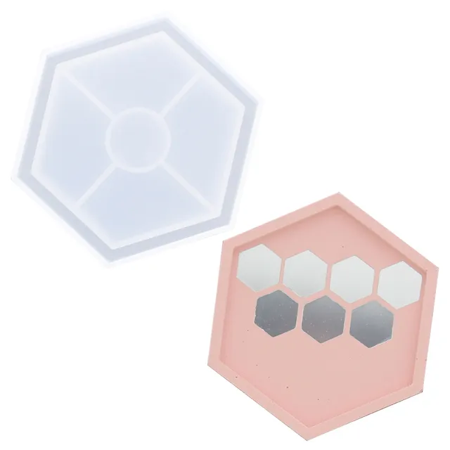 jesmonite-molds-hexagonal-untersetzer-silikonform-11-5-cm-extra-stabil image 1